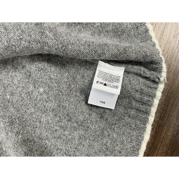 Eddie Bauer VTG 90’s Women’s Sweater Fair Isle Lambswool Angora LT Cottagecore - Picture 7 of 12